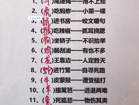 隔岸观火打一生肖是什么动物？答案揭晓！