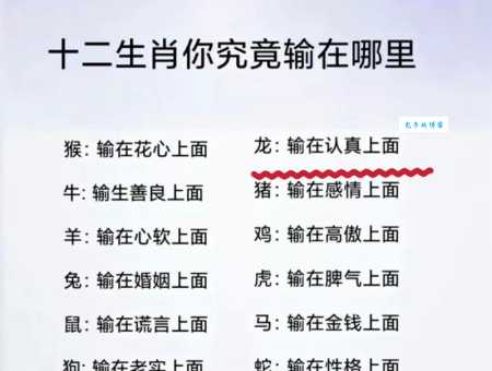 十二生肖里哪个最短斤缺两？答案可能让你大吃一惊！