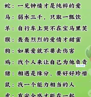 解密双宿双栖：十二生肖中的爱情象征