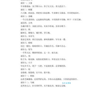 猜谜语：油盐不进打一动物，看看你能否答对这个难题？
