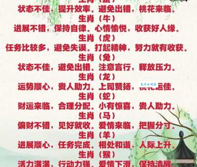 十二生肖中，缺月再圆指的是谁？生肖运程预测