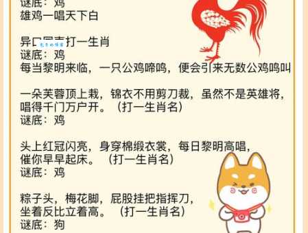微不足道指的是哪个生肖？趣味生肖谜题等你来解