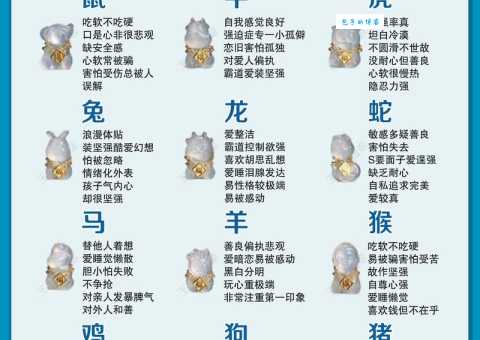 装模作样代表什么生肖？不同生肖的性格特点分析