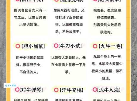 想知道大法小廉代表的生肖？带你了解成语背后的故事