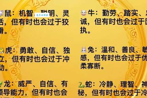 哪个生肖不堪一击？揭秘生肖性格与命运