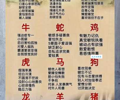 意犹未尽是哪个生肖的特性？深度解析生肖性格