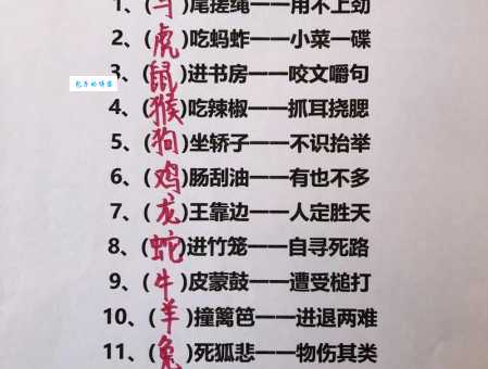 详解“四二独自暗中明”生肖谜题，究竟是哪个动物？
