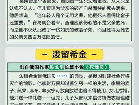 小说人物葛朗台：吝啬鬼的形象分析及解读
