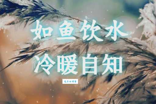 解谜：如鱼饮水冷暖自知是哪个生肖？它代表什么性格特点？