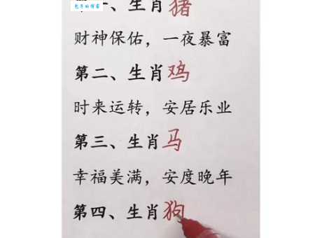 香车宝马对应哪个生肖？趣味谜题等你来解