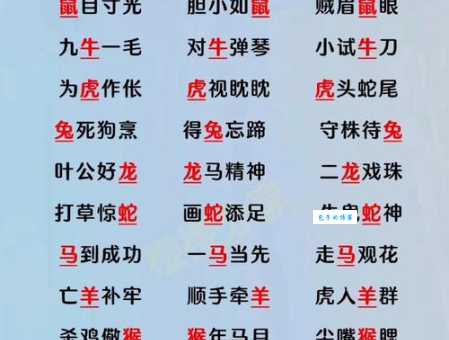 闭口捕舌对应什么生肖？带你了解成语与生肖的联系！
