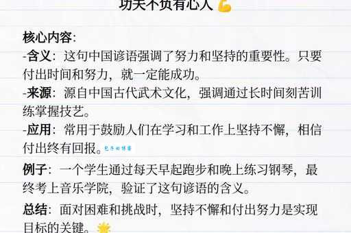 答案揭晓：功夫不负有心人指的是什么生肖？