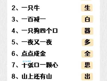 九点打一字谜语大全：趣味谜语等你来挑战！