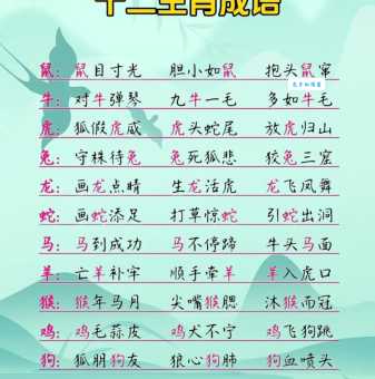 鸡犬不惊指的是哪些生肖？快速了解生肖与成语的关系