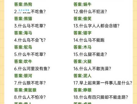 脑筋急转弯：一家有七口打一字，答案揭晓