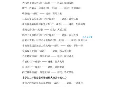 超简单成语谜语：猫狗像什么？一看就会！