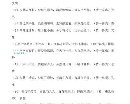 超简单成语谜语：猫狗像什么？一看就会！