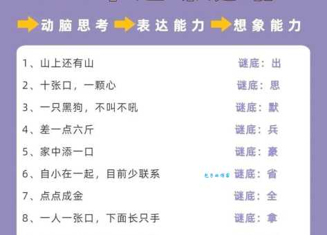 初一成语谜语：答案揭晓日新月异