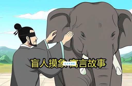 盲人摸象猜成语，这个成语你肯定知道