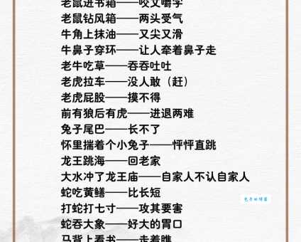 猜一生肖：放之四海而皆准，答案让你大吃一惊！