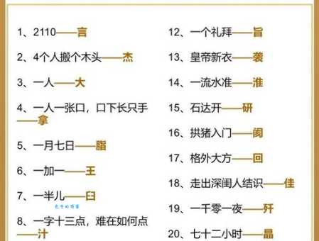 上不下打一字是什么？答案揭晓，趣味谜题等你来解！