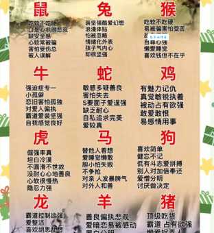 痴呆懵懂代表什么生肖？详解十二生肖性格特点