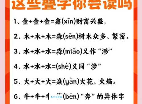 解谜语：三口重叠莫把品字猜，这个字你认识吗？