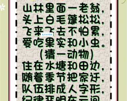 栖鸟于泉是什么生肖？快速解答生肖谜题