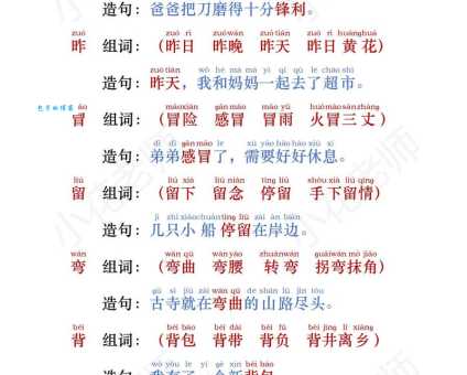 烁组词和拼音必备 小学生也能轻松学会