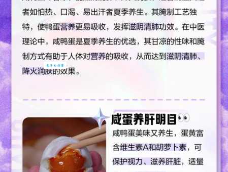 咸鸭蛋吃多了对身体有害吗营养师来解答