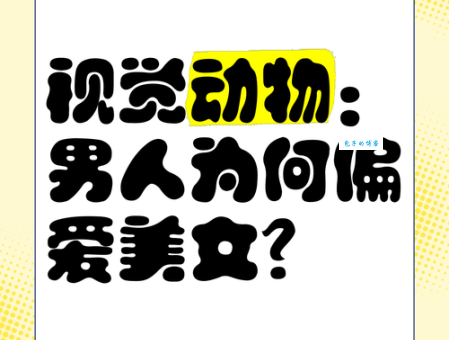 视觉动物是什么意思 视觉对人们行为的影响有多大