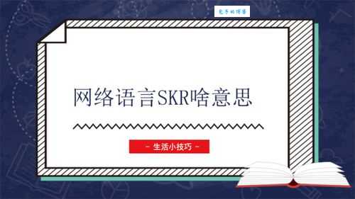skr什么意思 嘻哈文化中的skr含义大揭秘