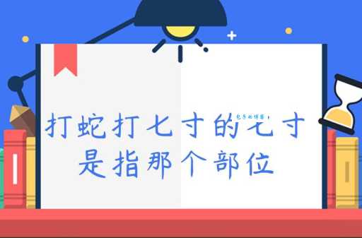 打蛇打七寸的七寸是指什么位置 快速制服毒蛇方法