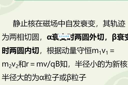 什么是阿尔法衰变和贝塔衰变 两者的原理与区别解析
