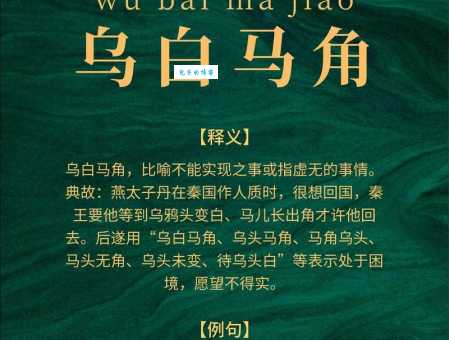 马角乌头是什么生肖 这个生肖的传说你知道吗