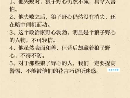 狼子野心是指什么生肖 十二生肖野心排行榜