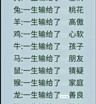 大街小巷打一个生肖猜谜游戏答案揭晓
