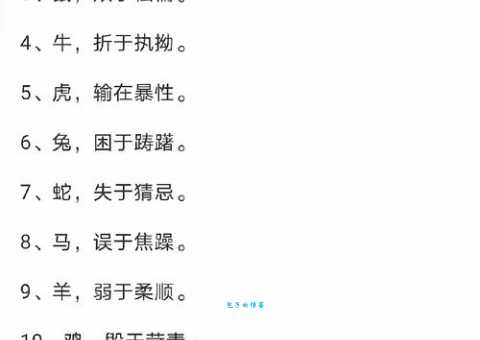 弄虚作假指什么生肖 十二生肖中谁最爱耍小聪明