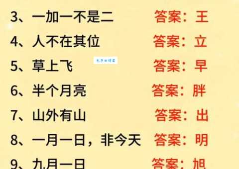 三十而立打一数字谜底揭晓原来这么简单