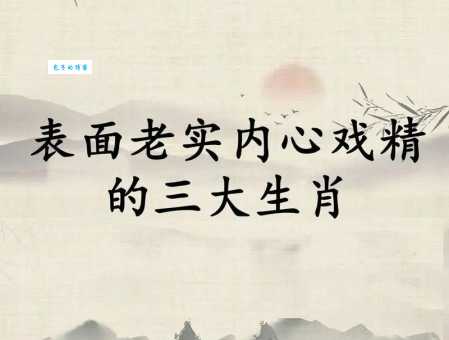功成不居是什么生肖 哪些生肖懂得隐藏实力