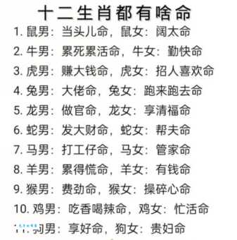 有命无运最准确生肖哪些生肖总是运气差