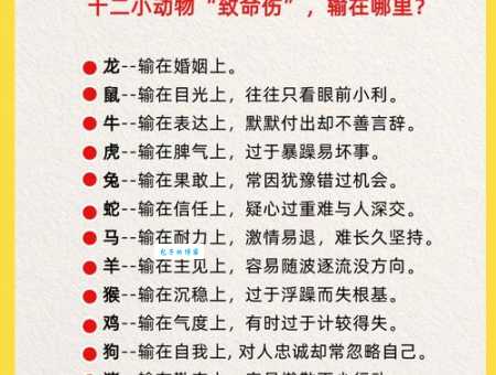 为什么说惊恐失措指什么生肖？原来跟性格有关系！