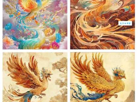 七彩凤凰有几种？细数神话中的多彩凤凰！