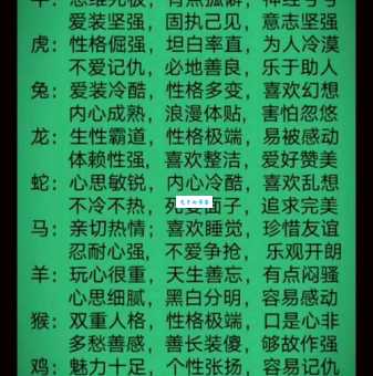 心狠手辣是什么生肖?揭秘这些属相背后的性格特点分析!