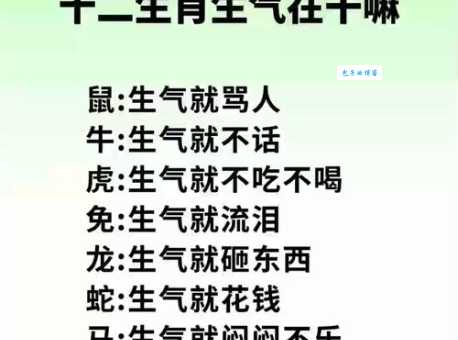 总是破口大骂是什么生肖？原来是这些生肖在作怪！