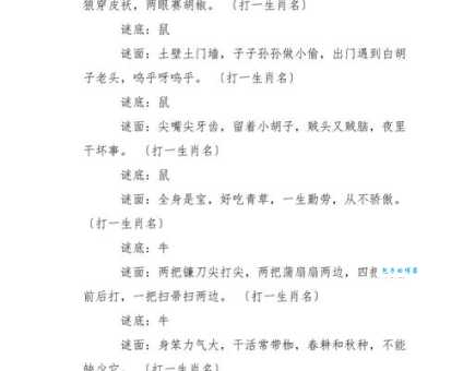 猜谜语：满腔热血打一个生肖，谜底马上揭晓！