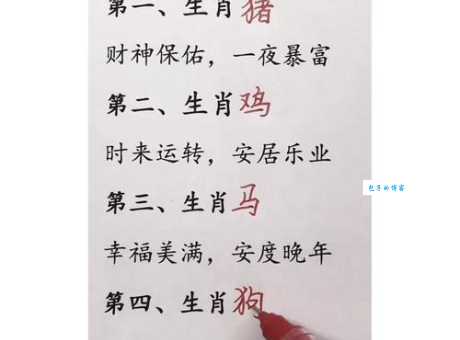 “官大权大肚子大”是什么生肖？原来是这个！