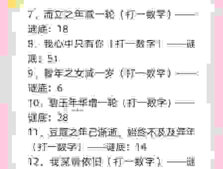 猜一猜，家徒四壁打一数字，答案藏在哪？