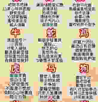 五花八门是什么生肖？这些生肖特点你都知道吗？