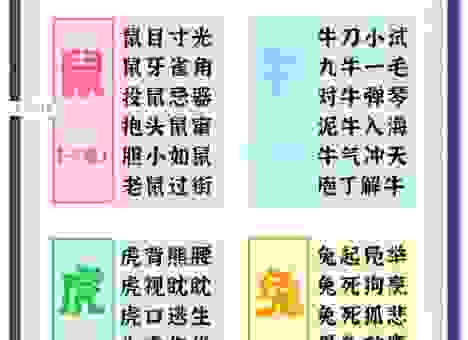玩个成语猜生肖，众志成城提示的是哪个动物？